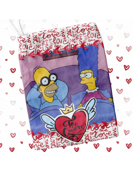 BOLSITAS SAN VALENTIN HOMERO MARGE