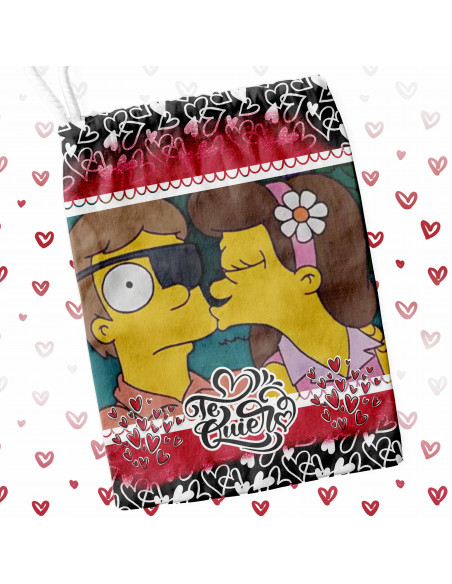 BOLSITAS SAN VALENTIN HOMERO MARGE