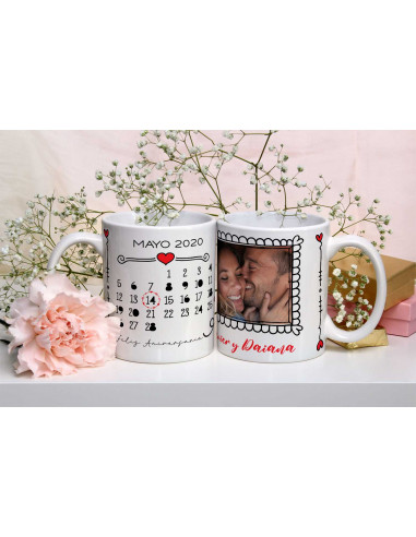 TAZA ANIVERSARIO CALENDARIO