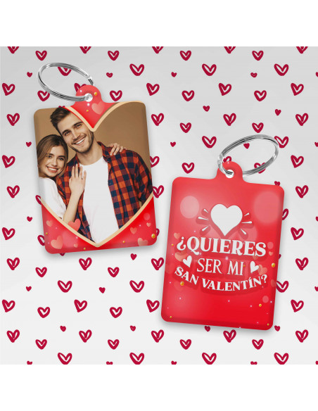 LLAVEROS RECTANGULAR FOTO