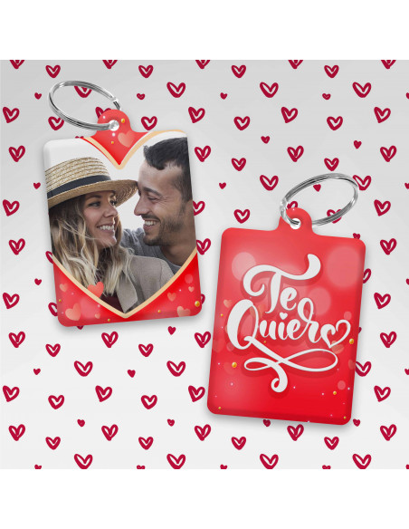 LLAVEROS RECTANGULAR FOTO