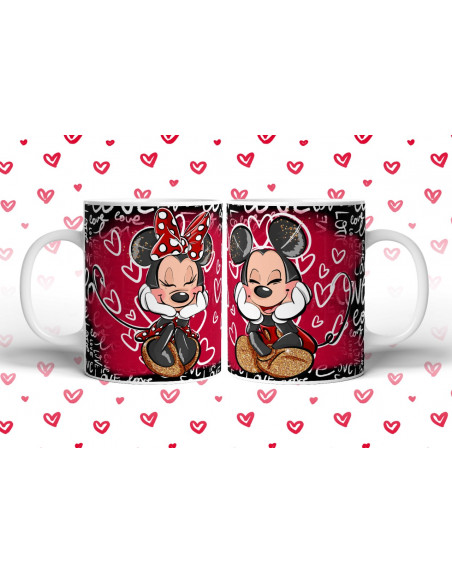 MINNIE MICKEY AMOR TAZAS