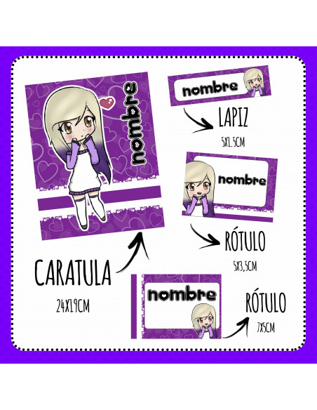 ETIQUETAS ESCOLARES PACK 3