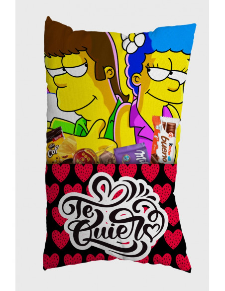 ALMOHADONES CON BOLSILLO SAN VALENTIN AMOR