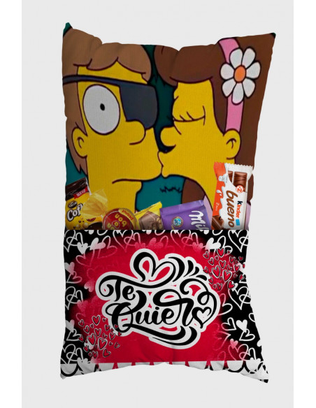 ALMOHADONES CON BOLSILLO SAN VALENTIN AMOR