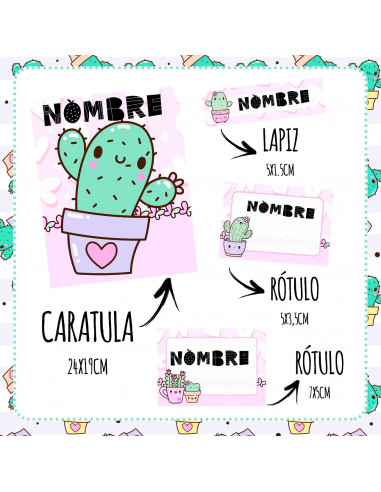 ETIQUETAS ESCOLARES PACK 4