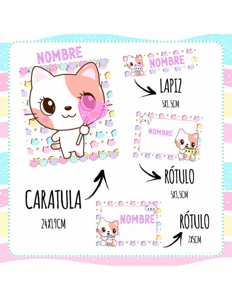 ETIQUETAS ESCOLARES PACK 4