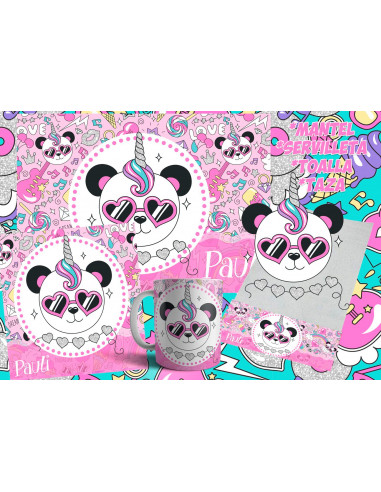 Pack Jardin - Panda Unicornio /...