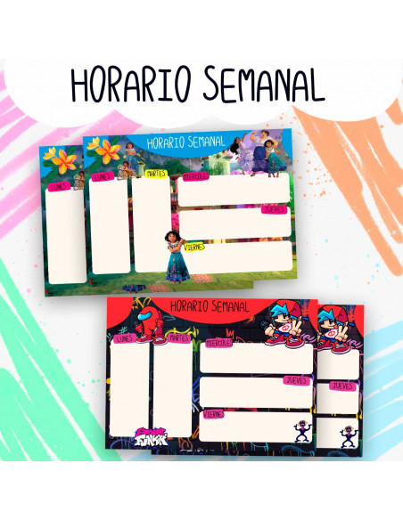 HORARIO SEMANAL PACK 1