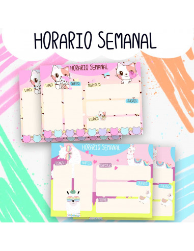 HORARIO SEMANAL PACK 2