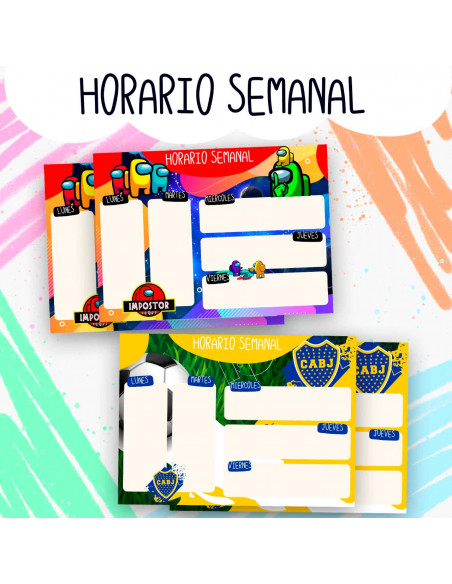 HORARIO SEMANAL PACK 2