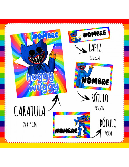 ETIQUETAS ESCOLARES PACK 5