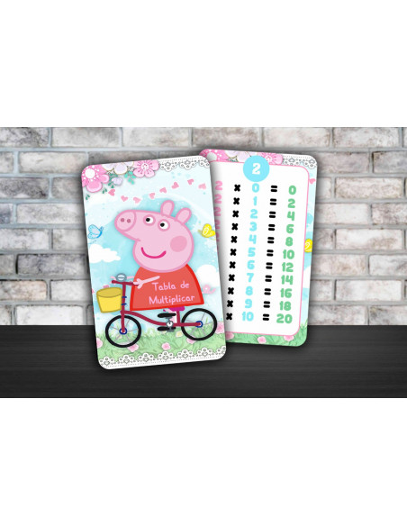 TABLA DE MULTIPLICAR Y ABECEDARIO PACK 5