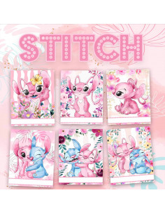 CARATULAS STITCH ROSA