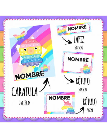 ETIQUETAS ESCOLARES PACK 6