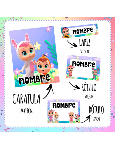 ETIQUETAS ESCOLARES PACK 6