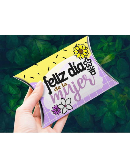 CAJAS ALMOHADA DIA DE LA MUJER