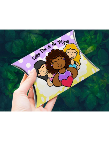 CAJAS ALMOHADA DIA DE LA MUJER
