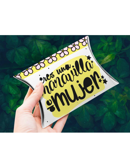 CAJAS ALMOHADA DIA DE LA MUJER