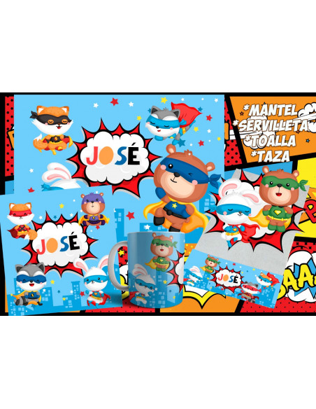 Pack Jardin - Super Heroes Animalitos