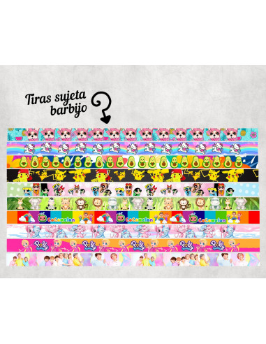 LLAVERO/SUJETADOR BARBIJO INFANTILES 7