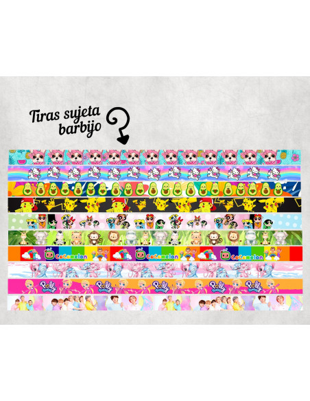 LLAVERO/SUJETADOR BARBIJO INFANTILES 7