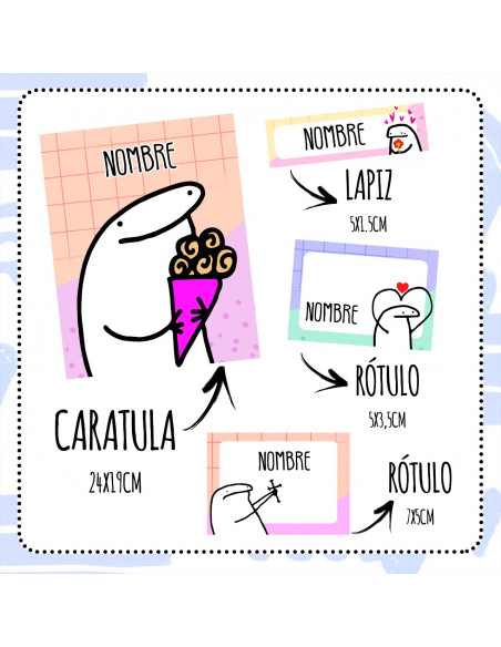 ETIQUETAS ESCOLARES PACK 7