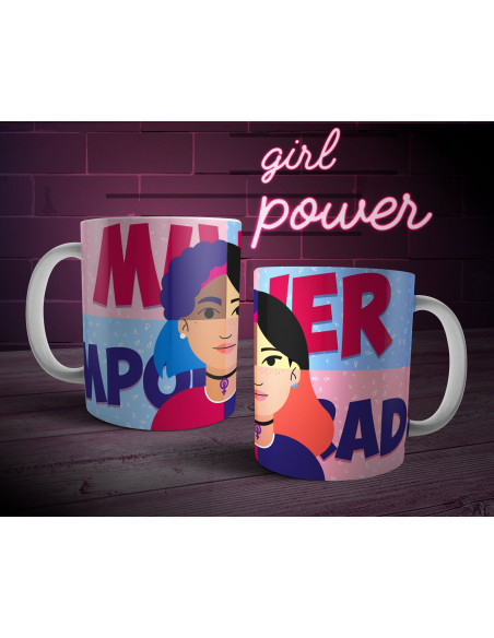 Tazas Girls Power - DÍA DE LA MUJER