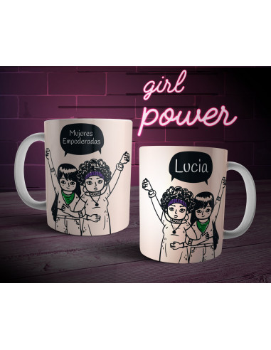 Tazas Girls Power - DÍA DE LA MUJER