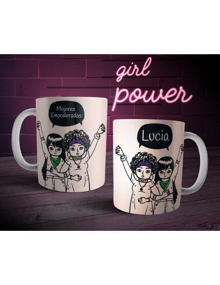 Tazas Girls Power - DÍA DE LA MUJER