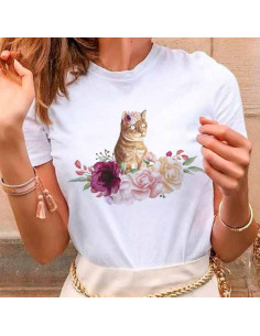REMERAS PERROS GATOS FLORES 2