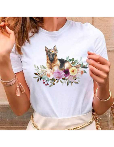 REMERAS PERROS GATOS FLORES