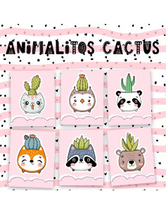 CARATULAS ANIMALITOS CACTUS
