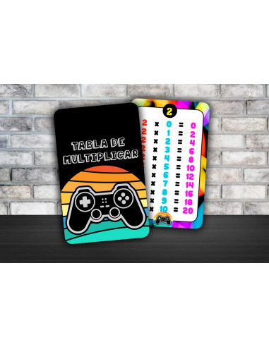 TABLA DE MULTIPLICAR Y ABECEDARIO PACK 6