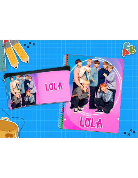 CARTUCHERA + TAPA CUADERNO