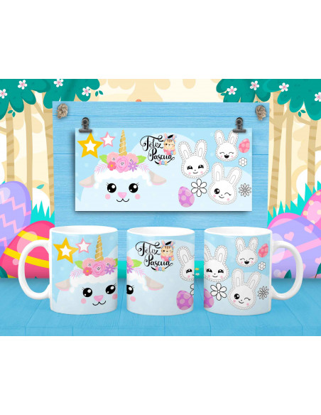 TAZA PINTAR/COLOREAR PASCUA