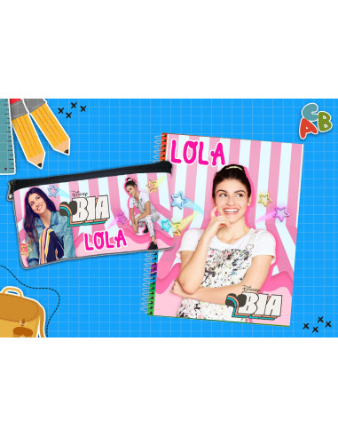 CARTUCHERA + TAPA CUADERNO