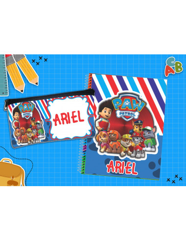 CARTUCHERA + TAPA CUADERNO