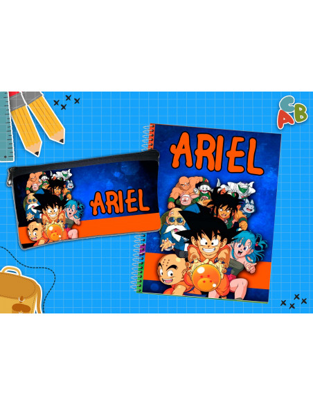 CARTUCHERA + TAPA CUADERNO