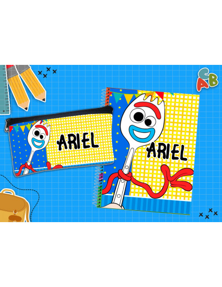 CARTUCHERA + TAPA CUADERNO