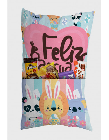 ALMOHADONES CON BOLSILLO PASCUA - PACK 1