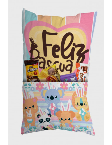 ALMOHADONES CON BOLSILLO PASCUA - PACK 1