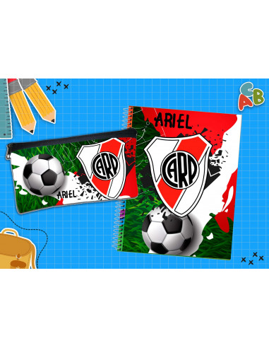 CARTUCHERA + TAPA CUADERNO