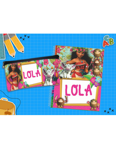 CARTUCHERA + TAPA CUADERNO