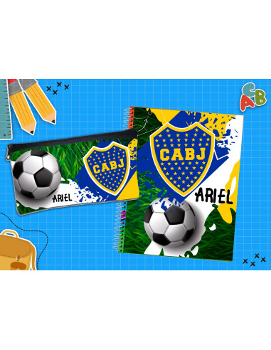 CARTUCHERA + TAPA CUADERNO