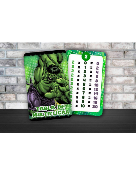 TABLA DE MULTIPLICAR Y ABECEDARIO PACK 7