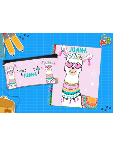 CARTUCHERA + TAPA CUADERNO