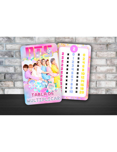 TABLA DE MULTIPLICAR Y ABECEDARIO PACK 7