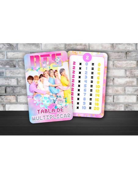 TABLA DE MULTIPLICAR Y ABECEDARIO PACK 7