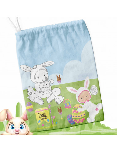 BOLSITAS PASCUA PARA COLOREAR PINTAR